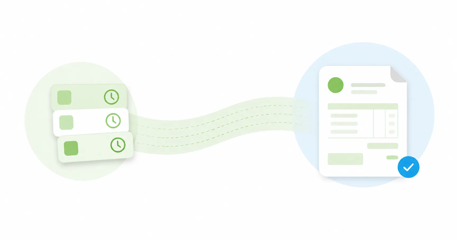 Tracked time entries flowing into an approved Xero invoice